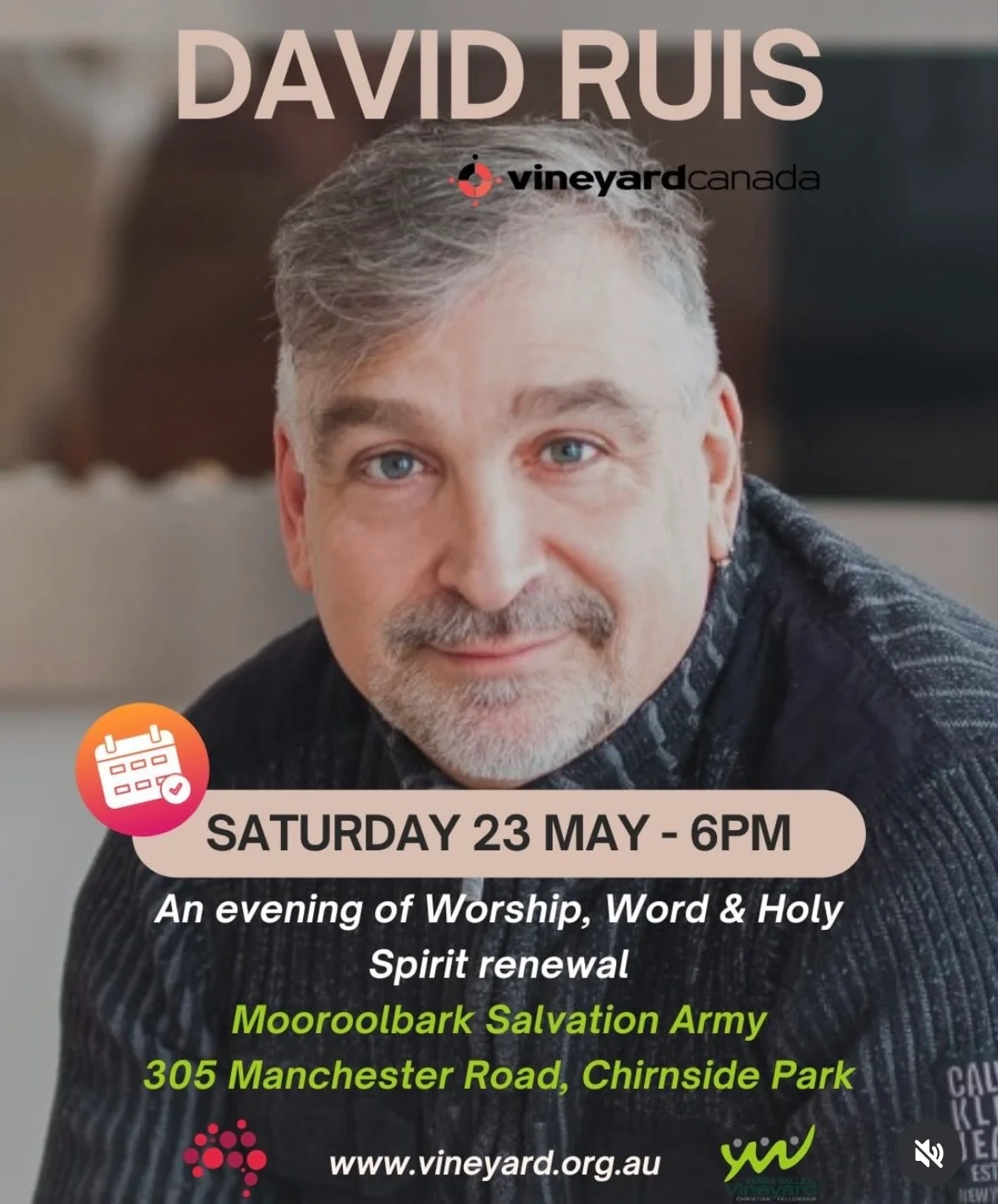 Two events with David Ruis